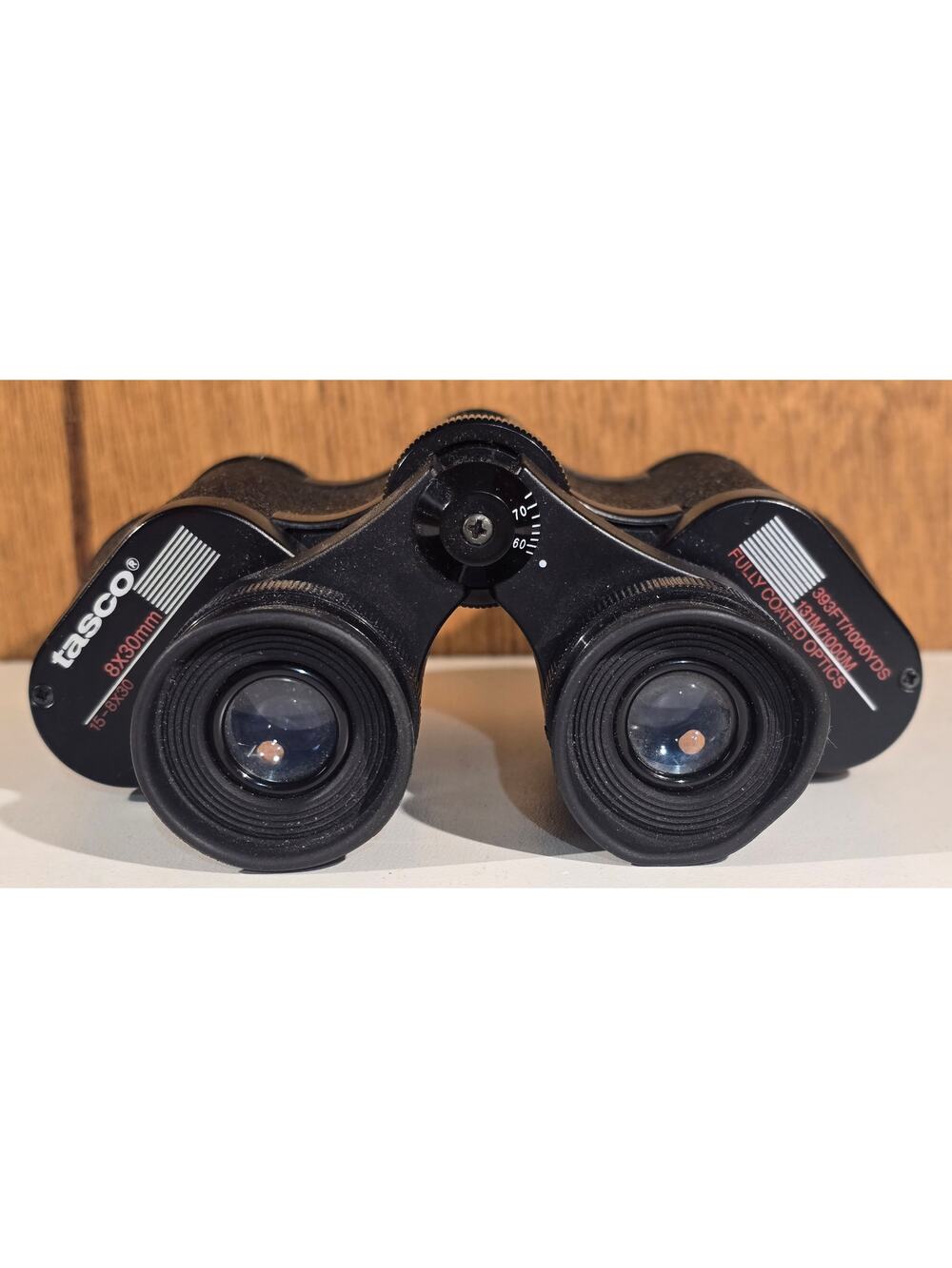 Tasco 8x30 Binoculars Fully Coated Optics 393FT/1000YDS Black Vintage